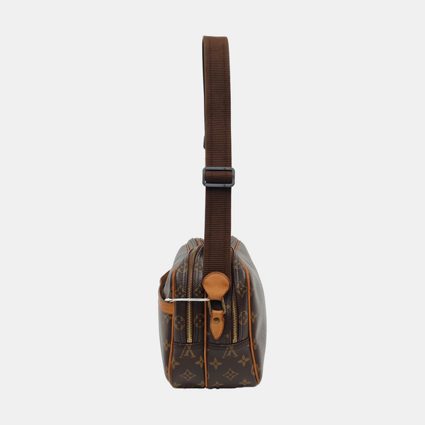 REPORTER Monogram Coated Canvas Brown