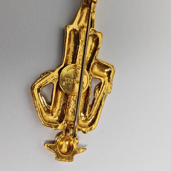 Coco Mademoiselle Metal Gold Brooch