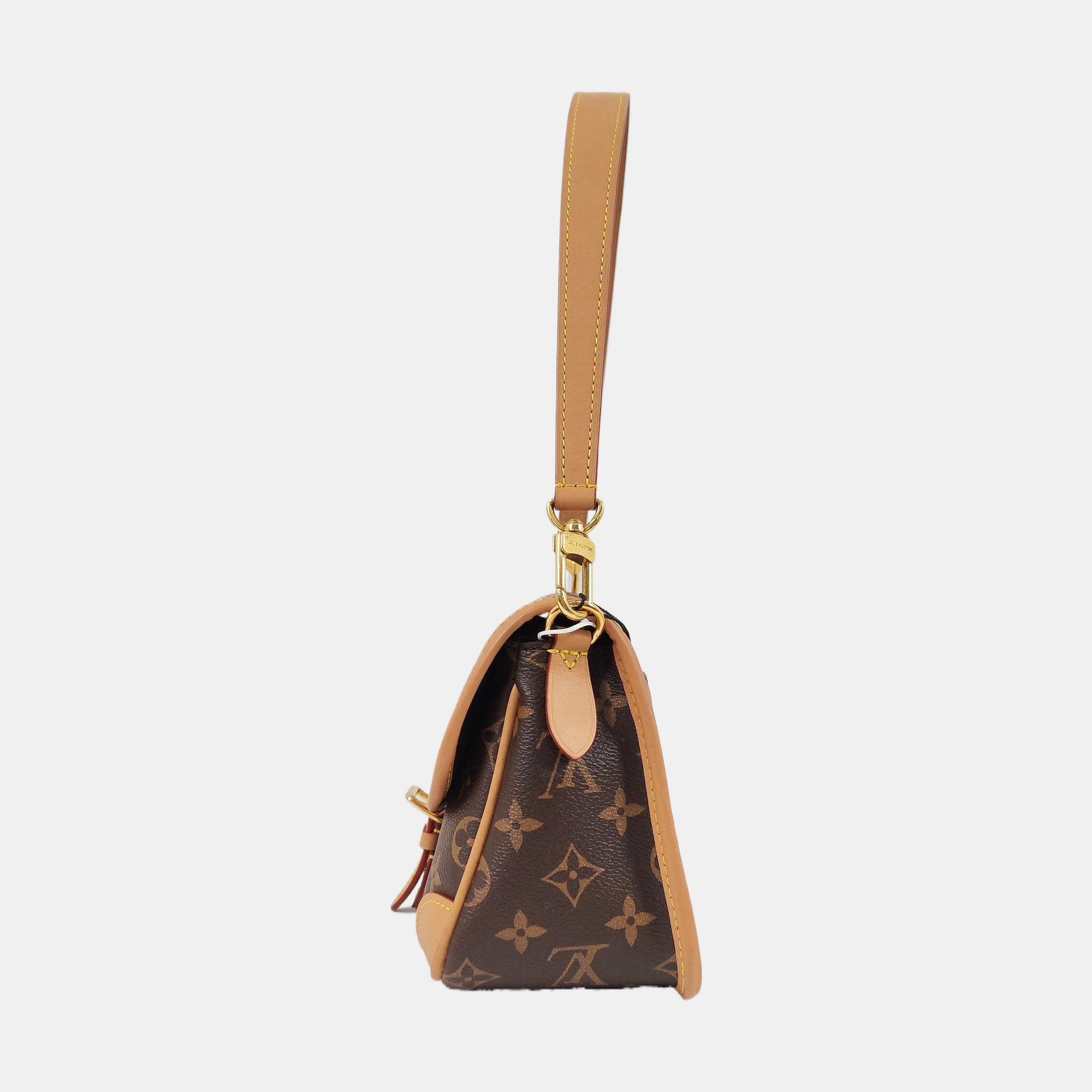 DIANE Monogram Coated Canvas Brown