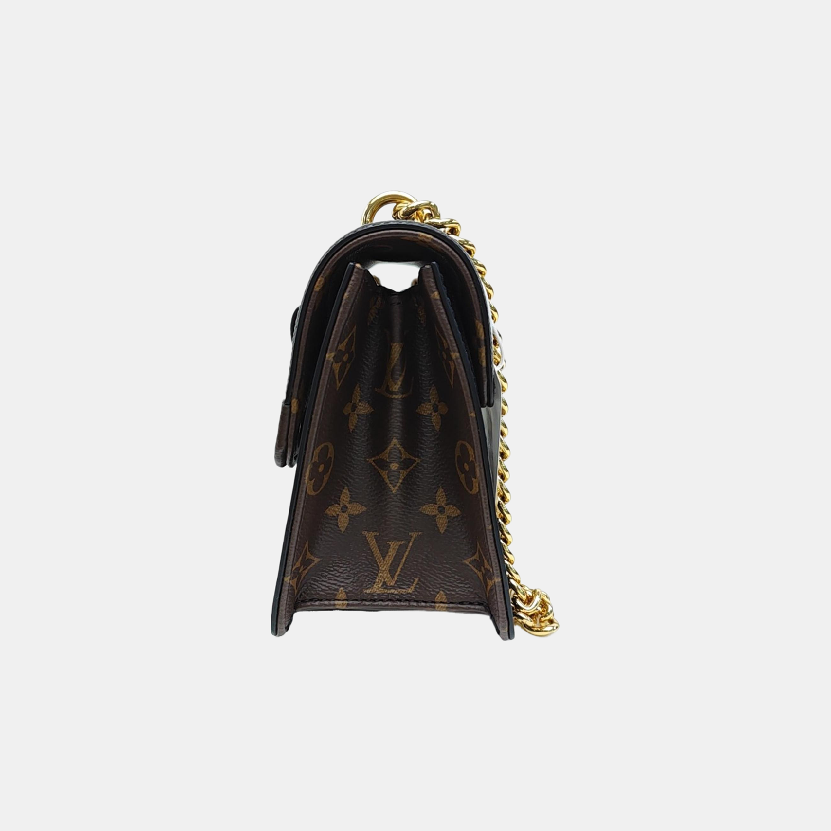 WYNWOOD Monogram Patent Leather Black