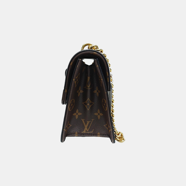 WYNWOOD Monogram Patent Leather Black