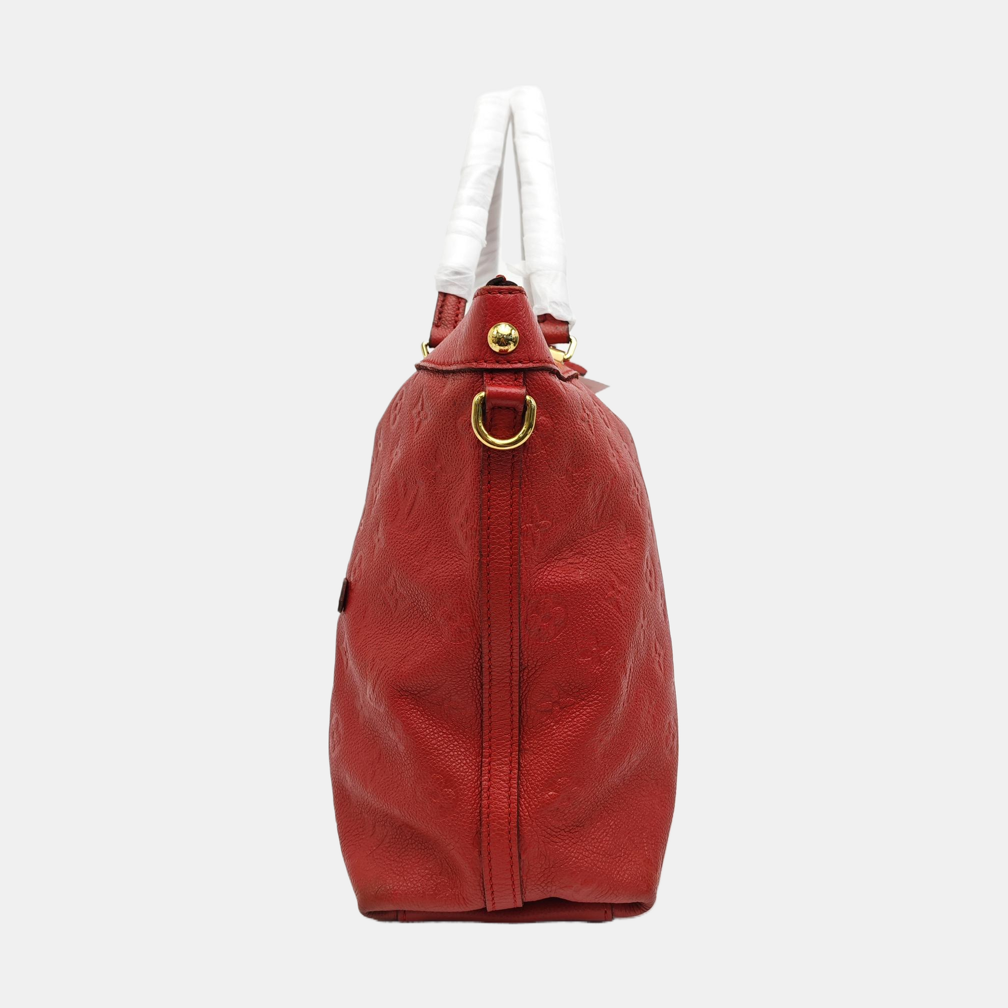 BASTILLE Monogram Calfskin Red