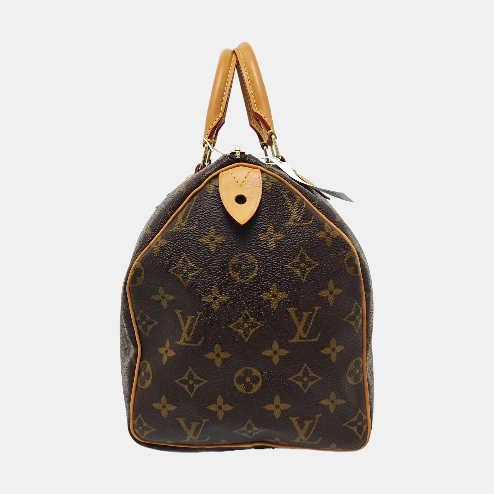 SPEEDY 30 Monogram Coated Canvas Brown