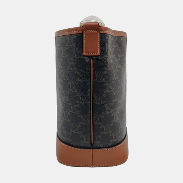 TRIOMPHE CANVAS Small Coated Canvas Brown
