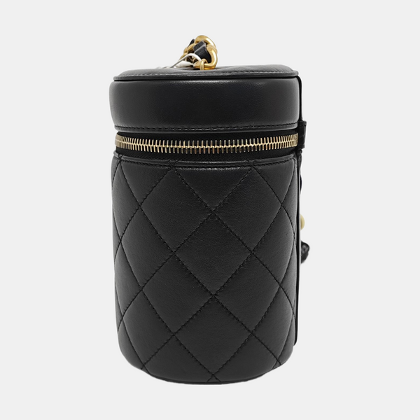 Quilted Lambskin Black