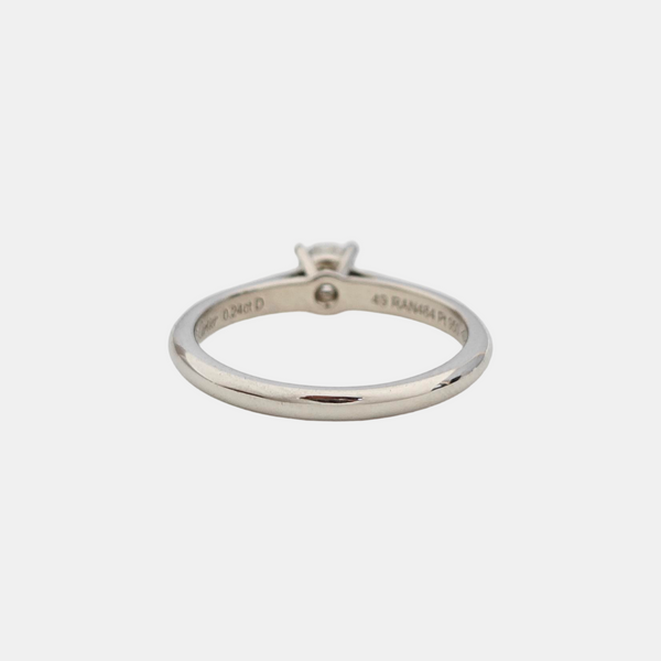 Platinum 950 Silver Ring EU 49