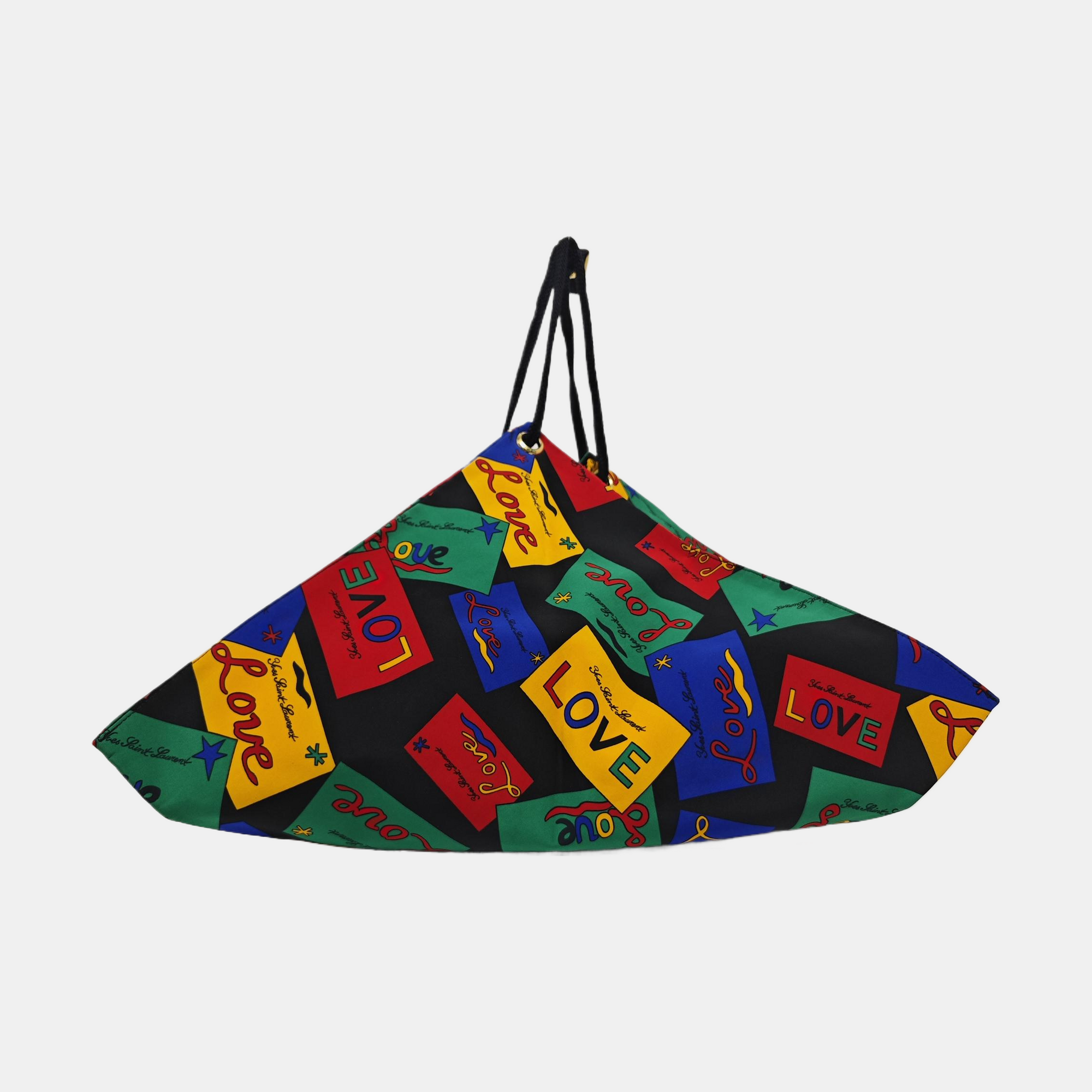 Nylon Top Handle Bag Multicolor