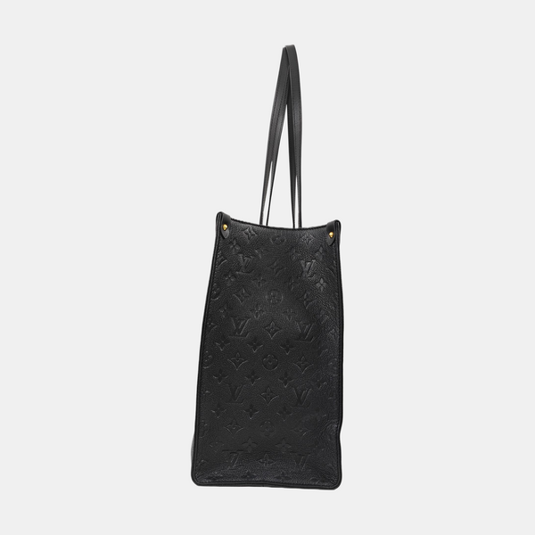 Authenticated pre-owned  ONTHEGO GM Monogram Calfskin Black - Tote Bag at Looply