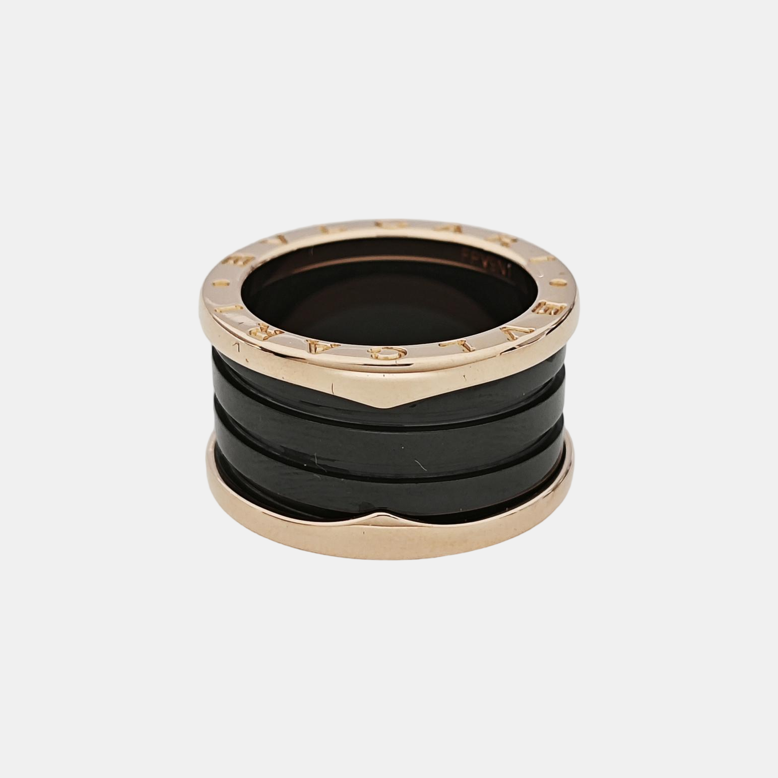 B.ZERO1 18k Rose Gold Ring EU 52