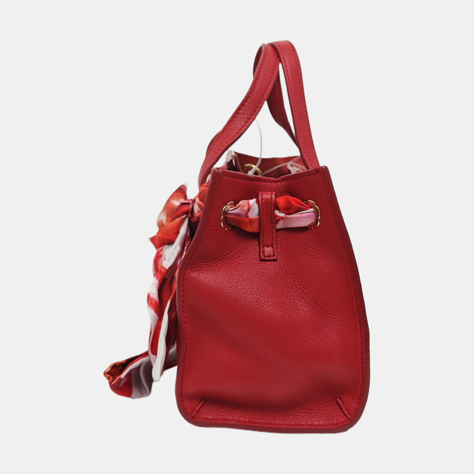 Calfskin Tote Bag Red