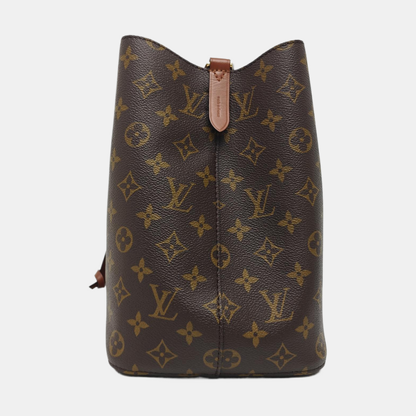 NÉONOÉ MM Monogram Coated Canvas Brown