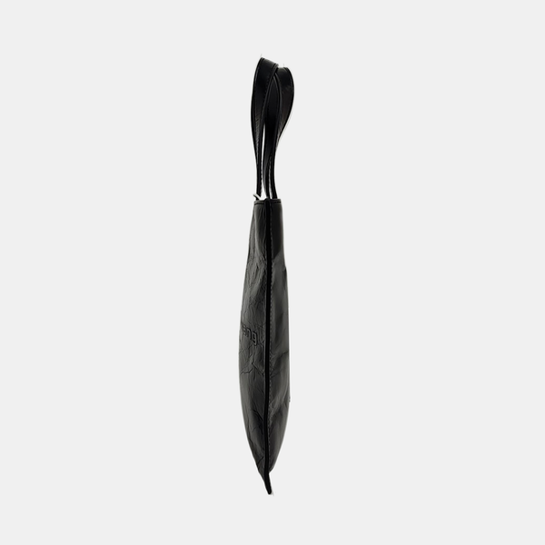 Calfskin Shoulder Bag Small Black