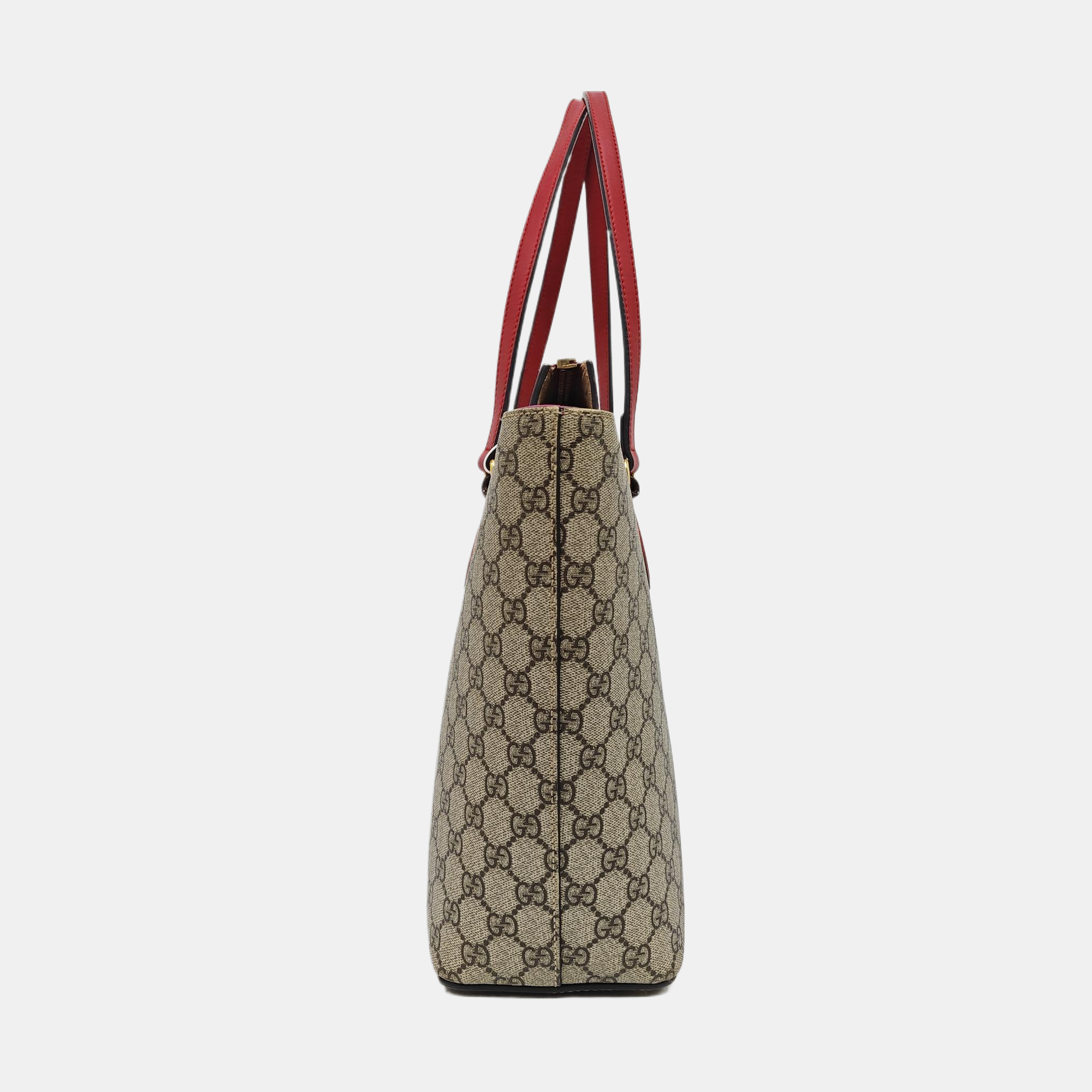 Monogram Coated Canvas Shoulder Bag Beige