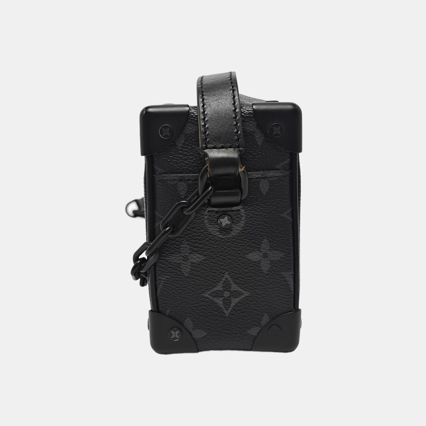 SOFT TRUNK Mini Monogram Coated Canvas Black