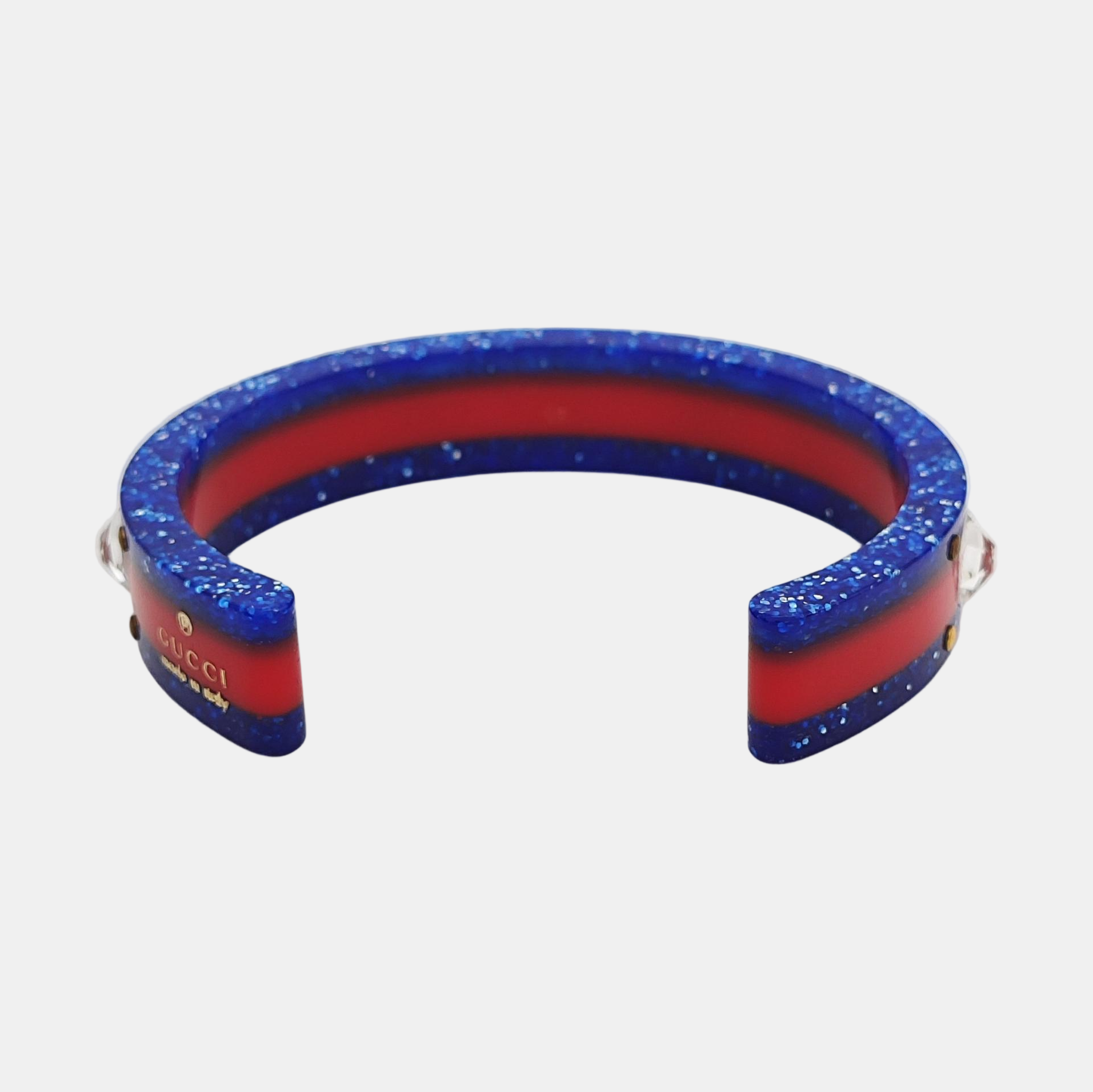 Synthetic Crystal Blue Bangle