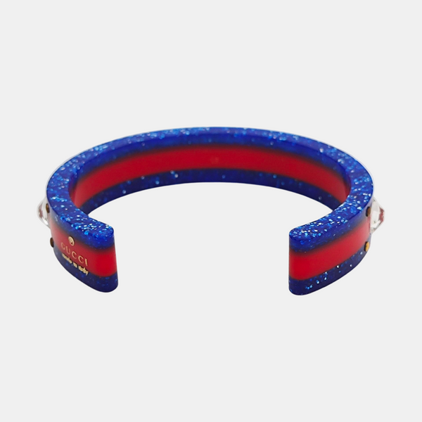 Synthetic Crystal Blue Bangle