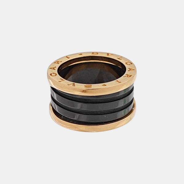 B.ZERO1 18k Rose Gold Ring EU 53