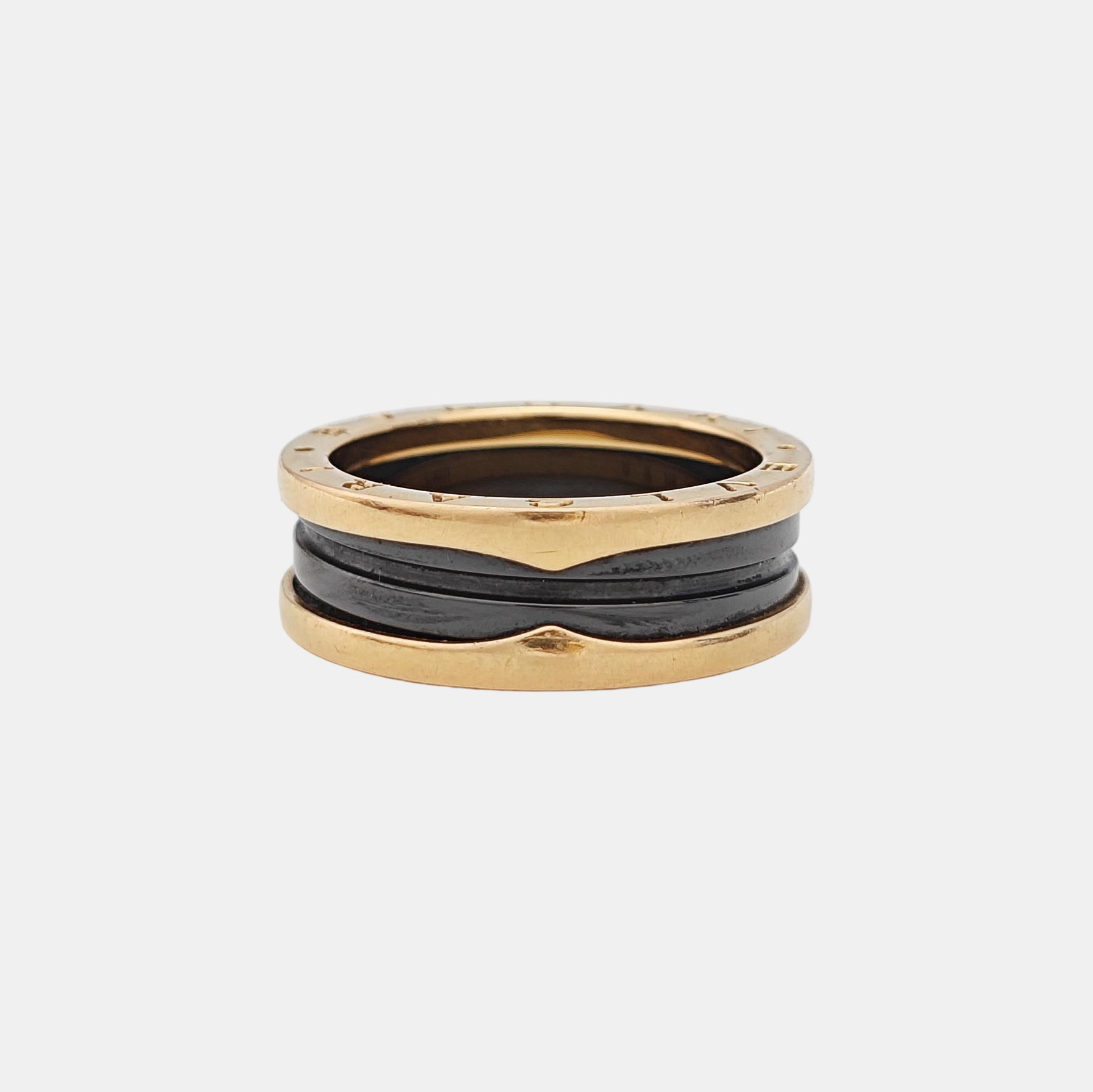 B.ZERO1 18k Rose Gold Ring EU 64