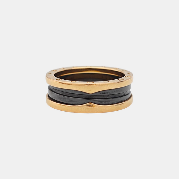 B.ZERO1 18k Rose Gold Ring EU 64