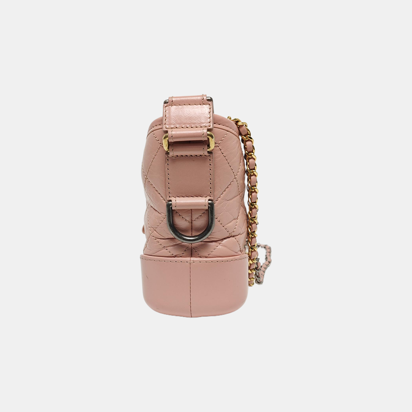 Authenticated pre-owned  GABRIELLE Small Quilted Calfskin Pink - Crossbody Bag at Looply
