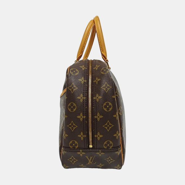 DEAUVILLE Monogram Coated Canvas Brown