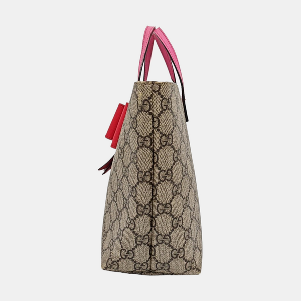 Children’s GG Bucket Monogram Coated Canvas Beige