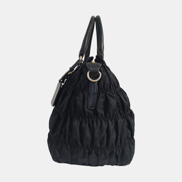 Gaufre Nylon Black