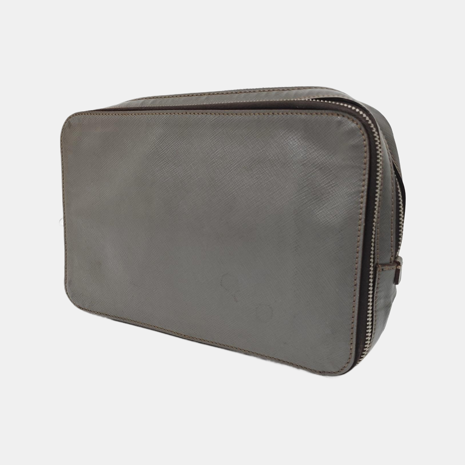 Calfskin Clutch Gray