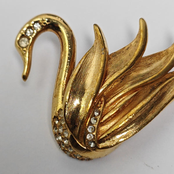 Metal Gold Brooch