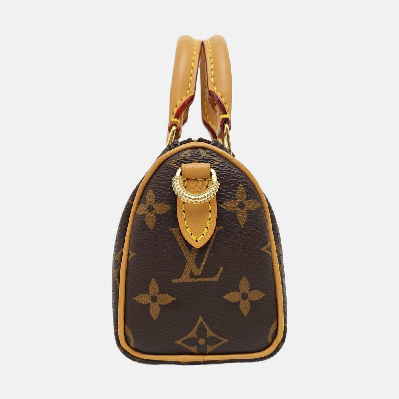SPEEDY Nano Monogram Coated Canvas Brown