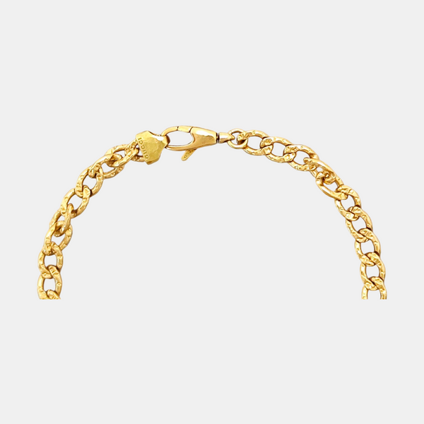 Lion Head 18k Gold Bracelet