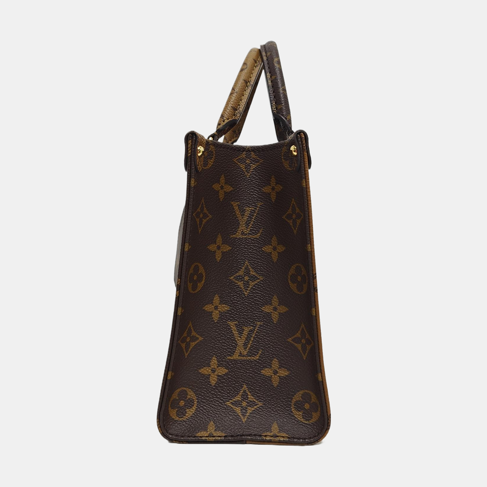 ONTHEGO PM Monogram Coated Canvas Brown