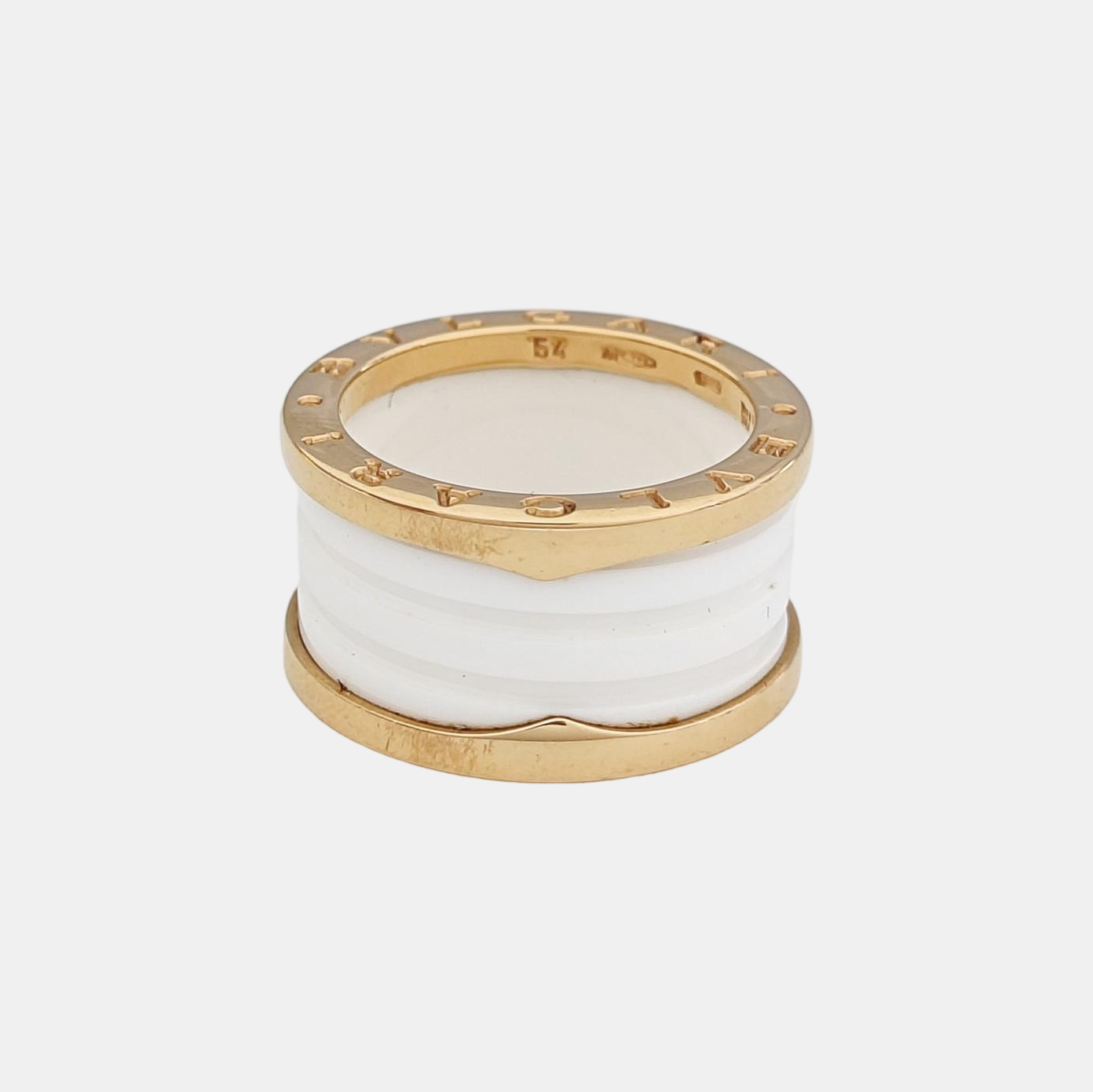 B.ZERO1 18k Rose Gold Ring EU 54