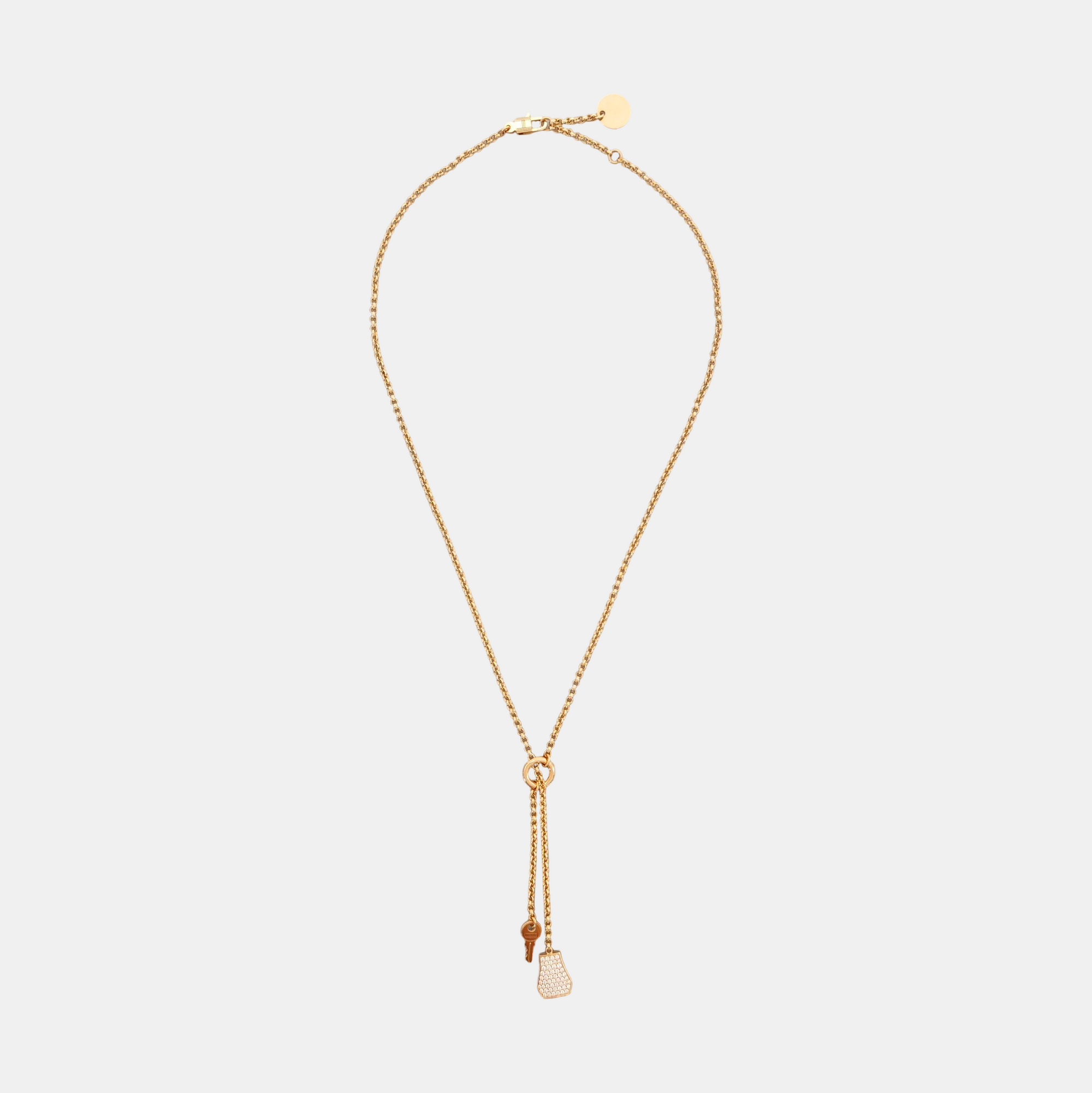 Kelly Clochette 18k Rose Gold Necklace