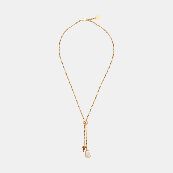 Kelly Clochette 18k Rose Gold Necklace