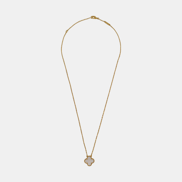 Vintage Alhambra 18k Gold Necklace