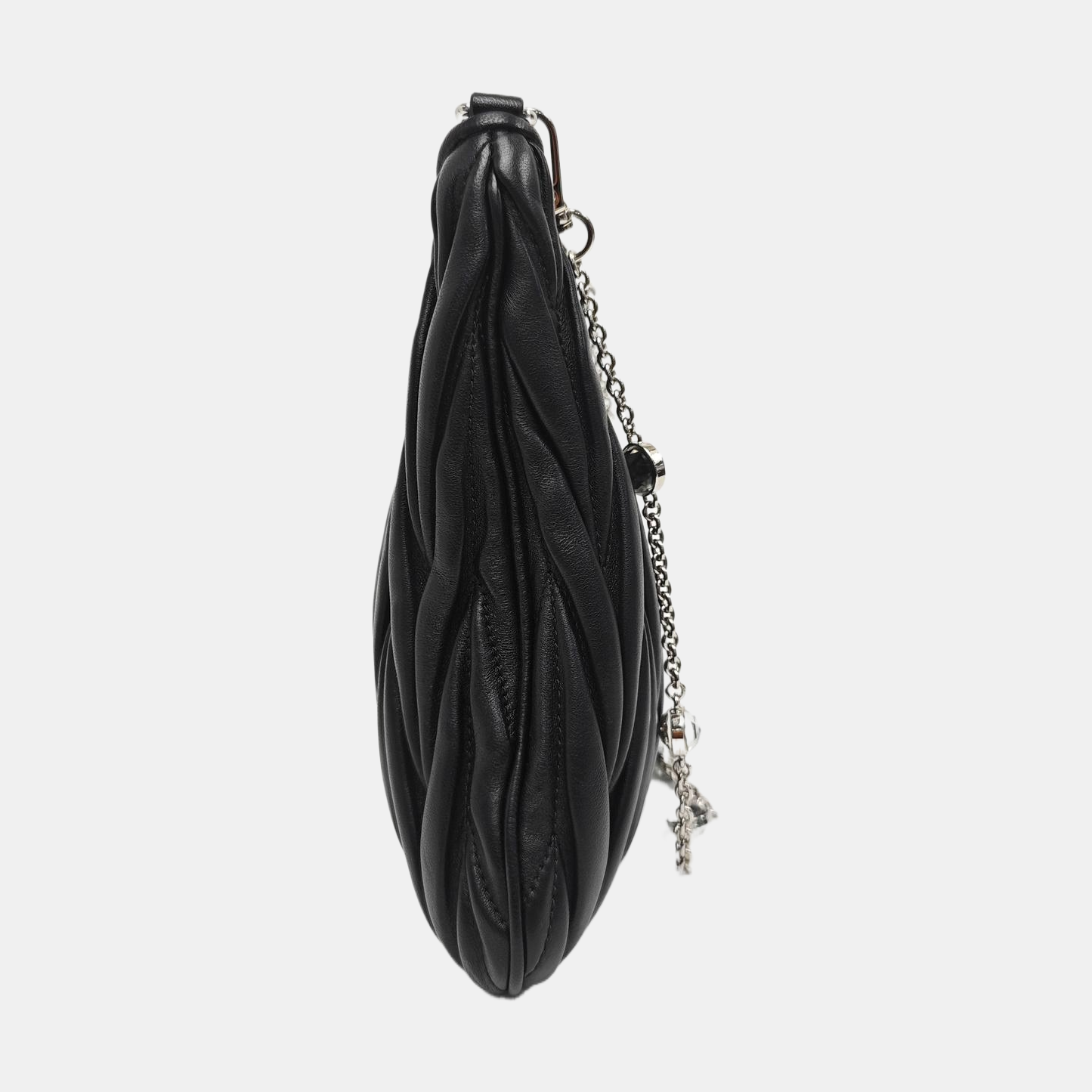 Matelassé Quilted Lambskin Black
