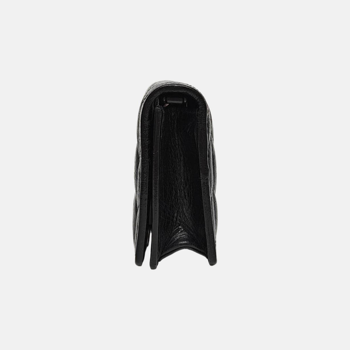 Quilted Calfskin Shoulder Bag Black