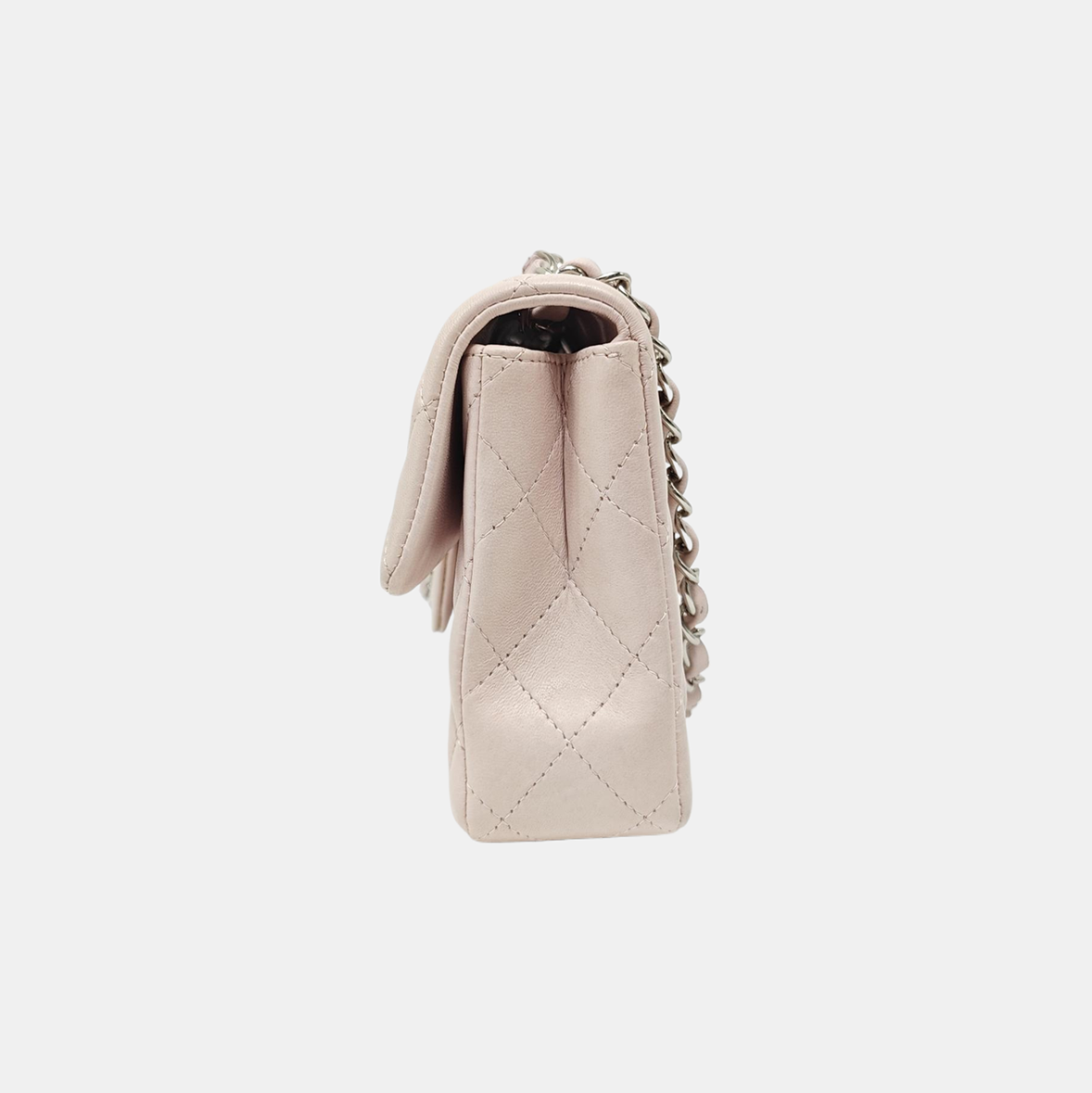CLASSIC FLAP Small Quilted Calfskin Pink