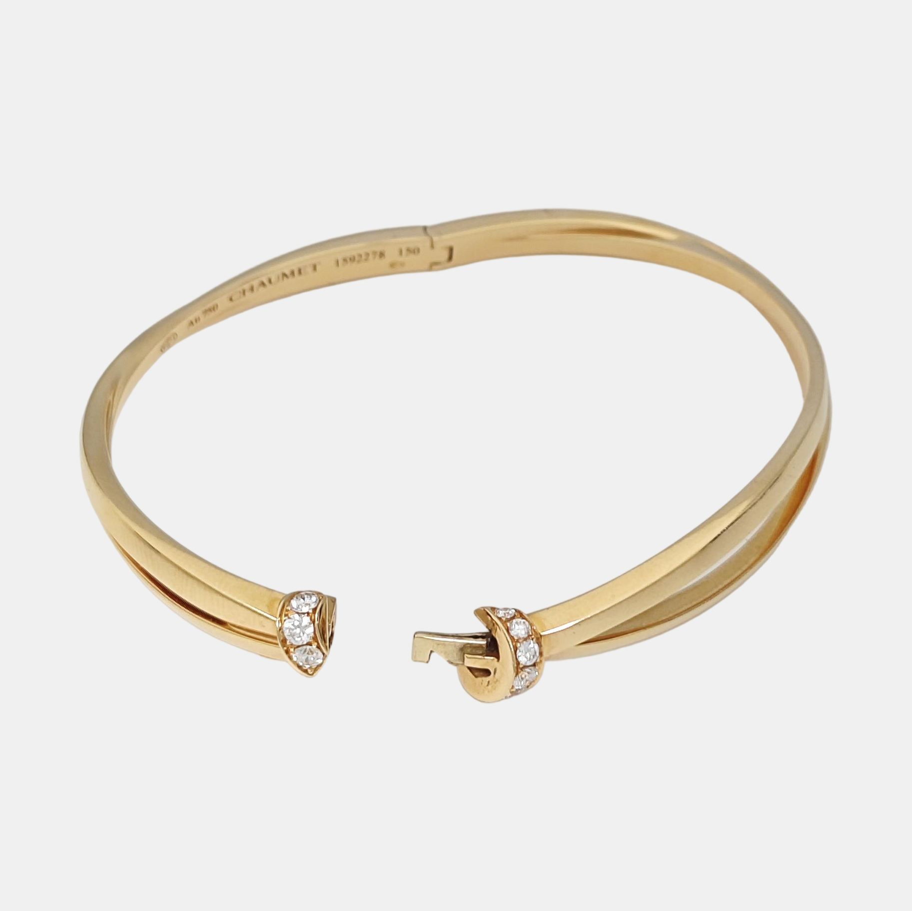 Liens Évidence 18k Rose Gold Bangle