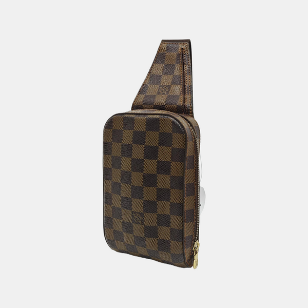 GÉRONIMOS Damier Ebene Coated Canvas Brown