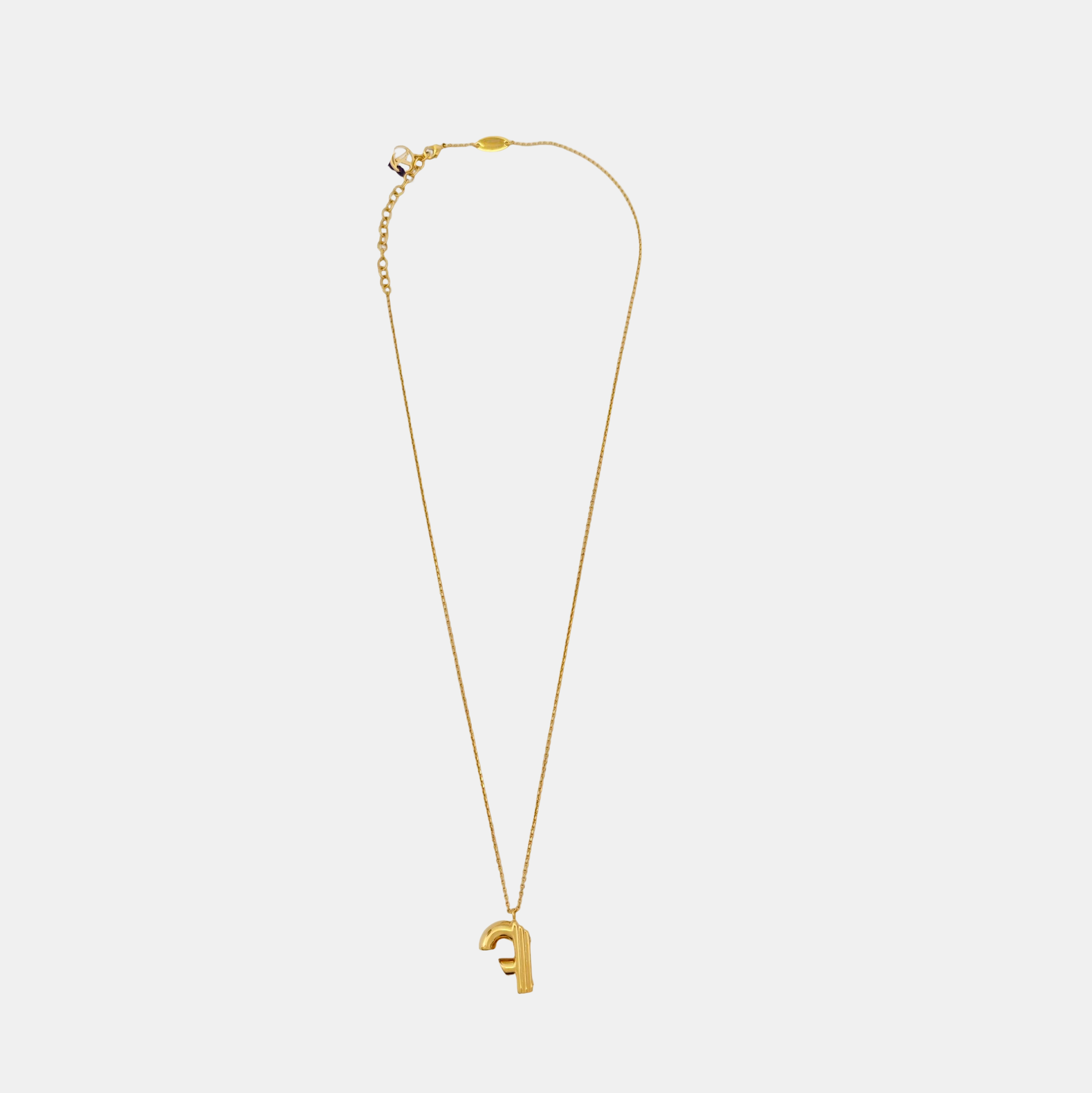 LV &amp; ME Metal Gold Necklace