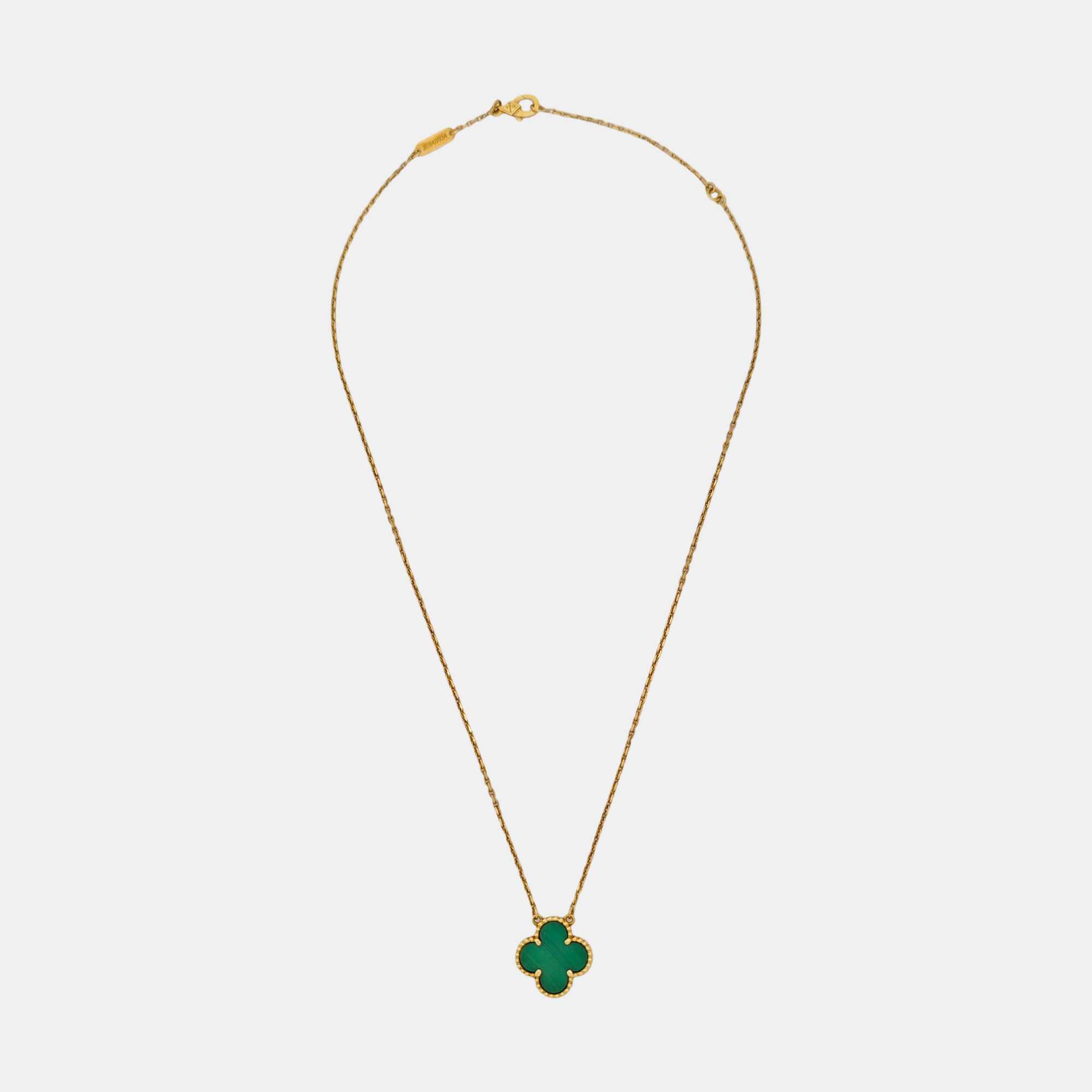 Vintage Alhambra 18k Gold Necklace