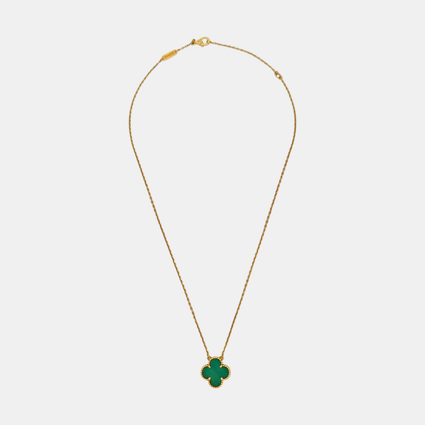 Vintage Alhambra 18k Gold Necklace