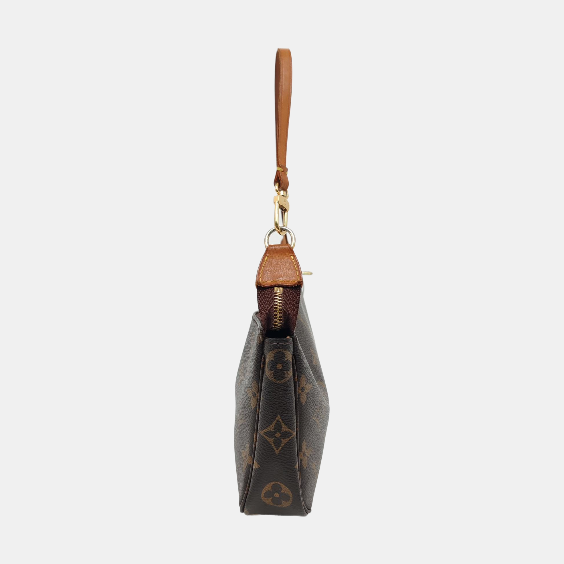 ACCESSOIRES Monogram Coated Canvas Brown
