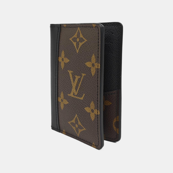 Monogram Coated Canvas Card Holder Mini Brown
