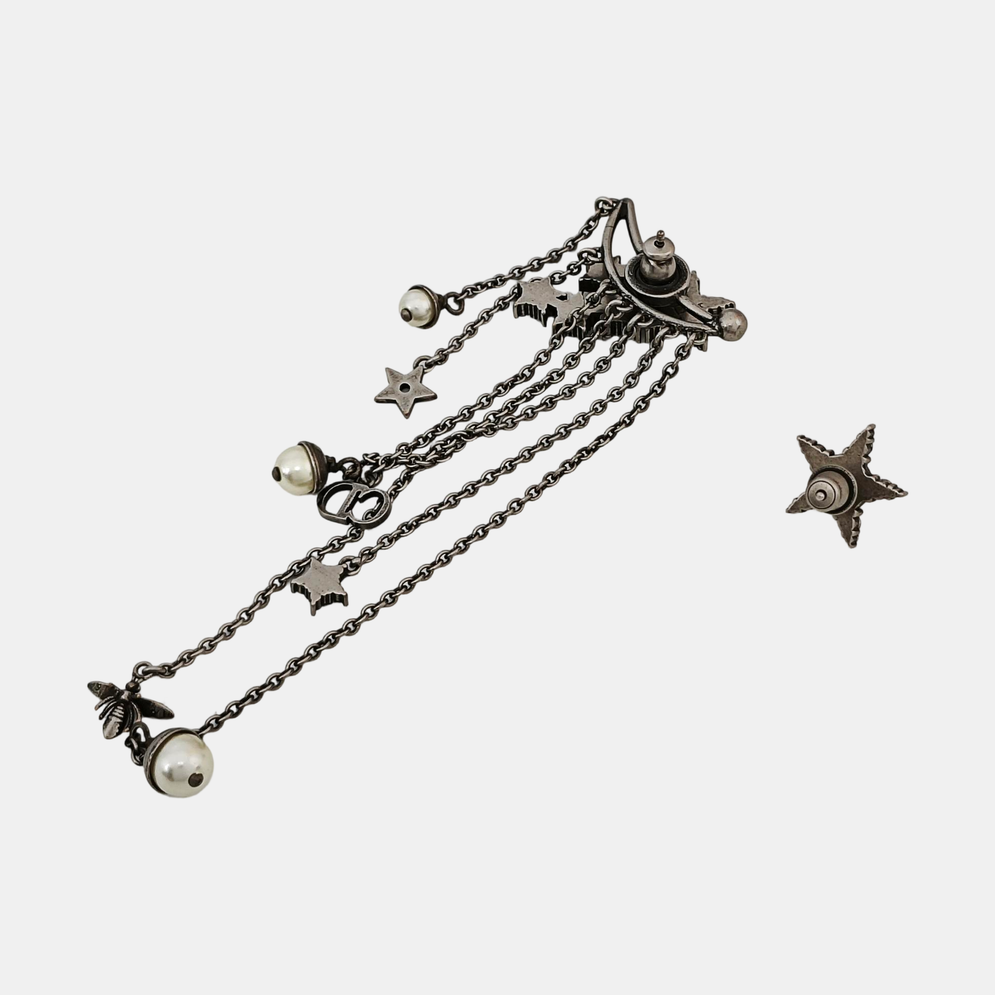 Metal Silver Stud Earrings