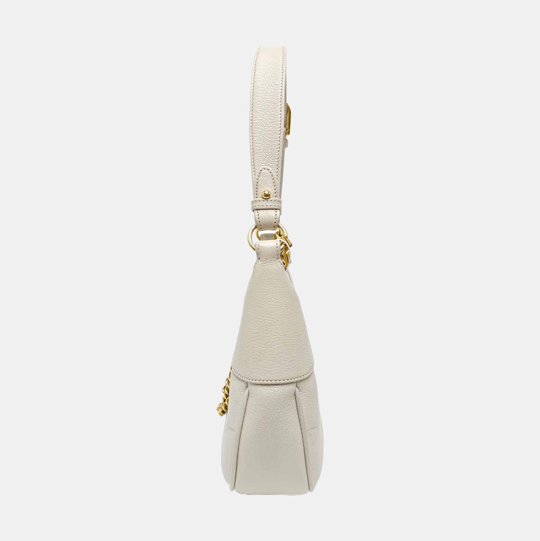 Aphrodite Small Calfskin White