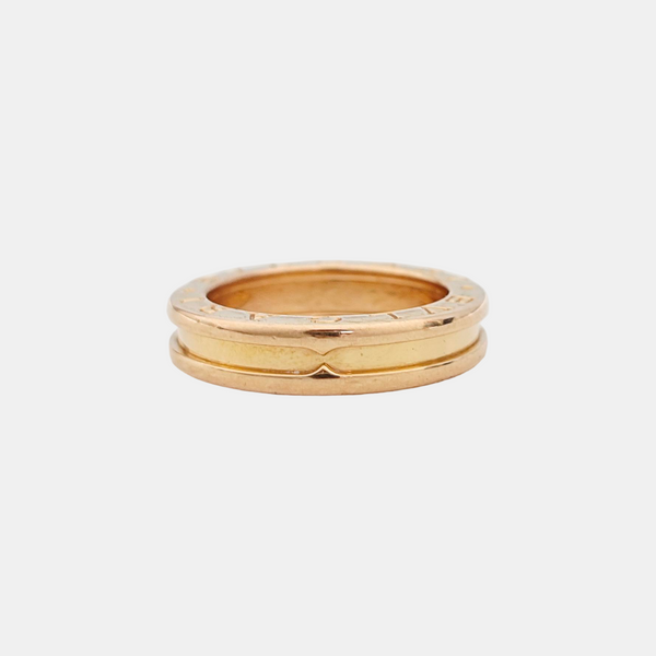 B.ZERO1 18k Rose Gold Ring EU 52