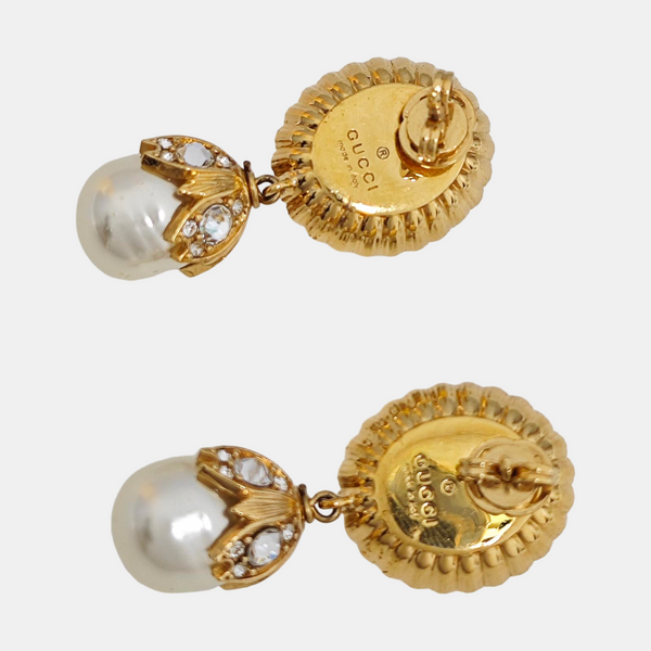 Metal Gold Stud Earrings
